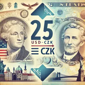 25 Usd To Czk